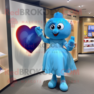 Postava maskota Sky Blue...