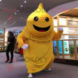 Gold Pepper maskot kostume...