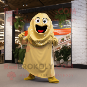 Gold Pepper maskot kostume...