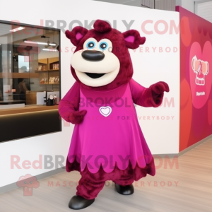 Magenta Steak mascotte...