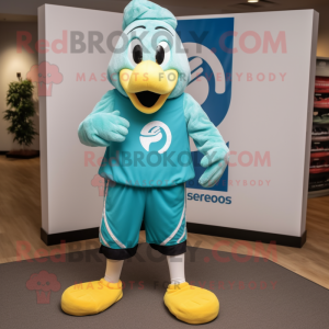 Teal Horseshoe mascotte...