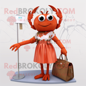 Rust Krabbe maskot kostume...