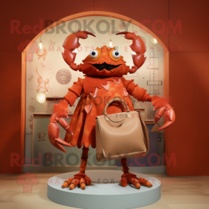 Rust Crab maskot kostym...