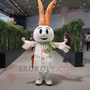 White Carrot mascotte...