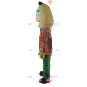 Maskot Bart den berömda gula Sesame Street-dockan -