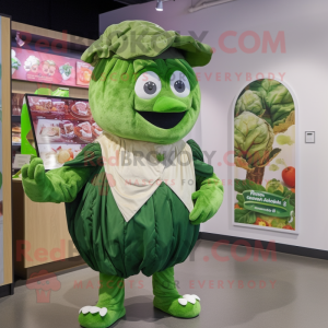 Forest Green Cabbage maskot...