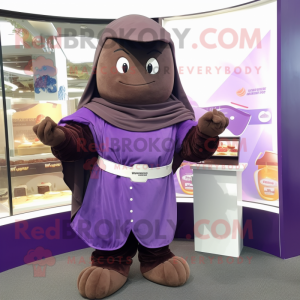 Lilla chokolade maskot...