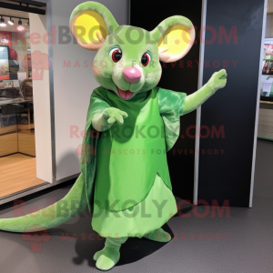 Green Mouse mascotte...