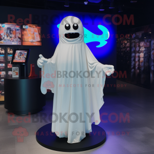 White Ghost maskot kostume...