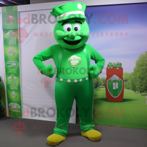 Grønn grønn øl maskot drakt...
