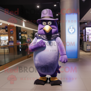 Lavendel Penguin mascotte...