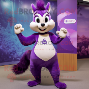 Purple Squirrel maskot...