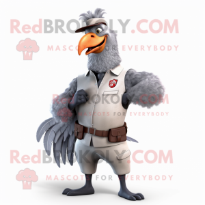 Grey Roosters maskot...