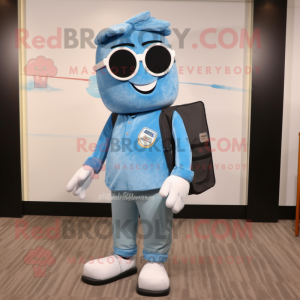 Postava maskota Sky Blue...