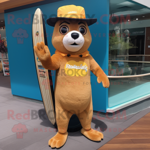 Gold Beaver mascotte...