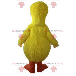 Velký pták maskot slavný žlutý pták Sezamové ulice -