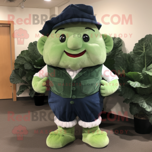 Navy Cabbage Leaf mascotte...