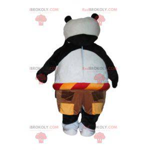 Mascotte de Po le célèbre panda du dessin animé Kung Fu Panda -