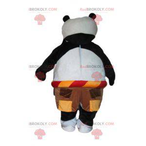 Po the famous panda mascot from the cartoon Kung Fu Panda -