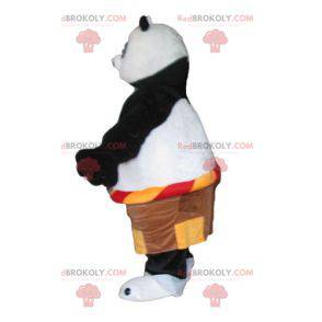 Po the famous panda mascot from the cartoon Kung Fu Panda -