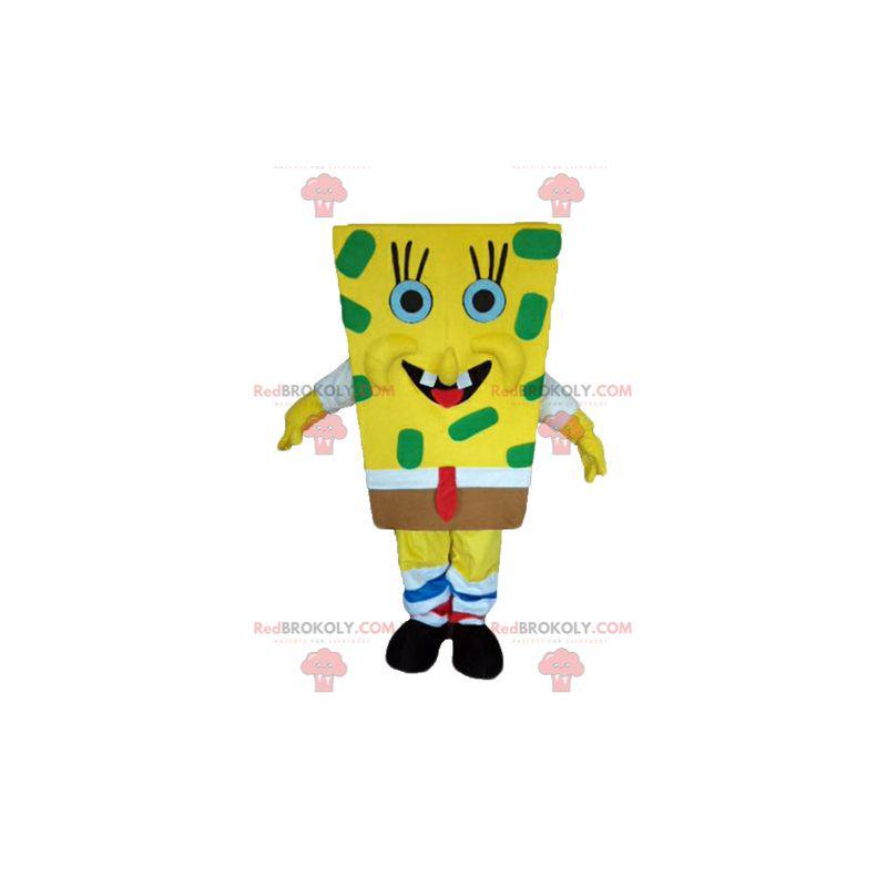 Svampbob maskot gul seriefigur - Redbrokoly.com