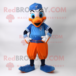 Orange Blue Jay mascotte...