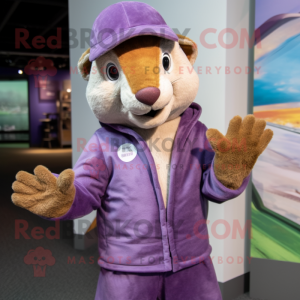 Lavendel Mongoose mascotte...