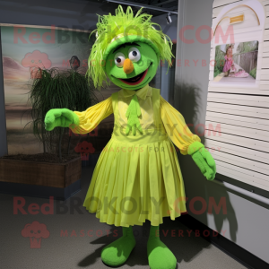 Lime Green Scarecrow...