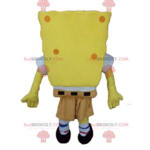 Svampbob maskot gul seriefigur - Redbrokoly.com
