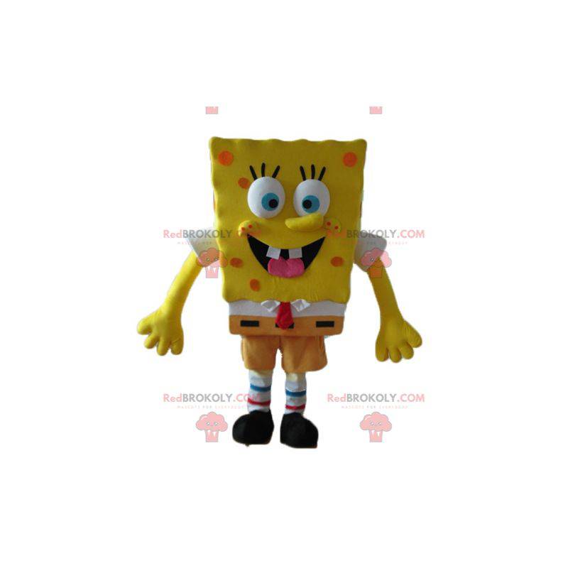 Personaje de dibujos animados amarillo de la mascota de Bob Personaje de dibujos animados amarillo de la mascota de Bob