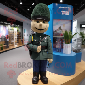 nan Soldier mascot costume character dressed with a Sweater and Ties