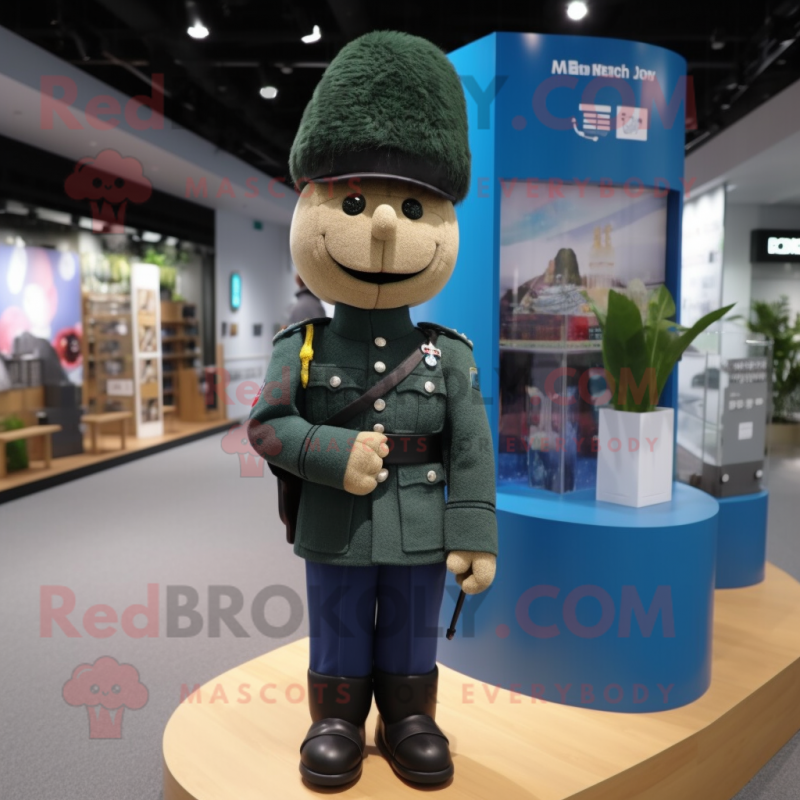 nan Soldier mascot costume character dressed with a Sweater and Ties nan Soldier mascot costume character dressed with a Sweater and Ties