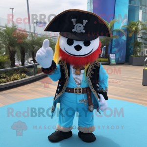 Sky Blue Pirate mascotte...