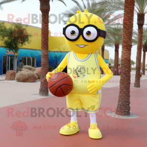 Lemon Yellow Basketball...