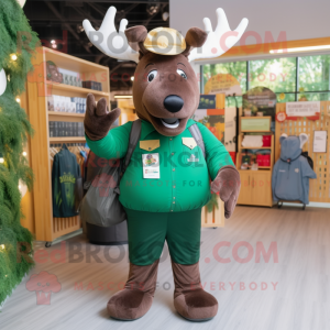 Forest Green Elk mascotte...