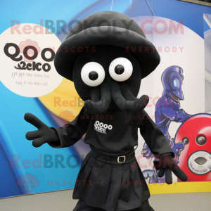 Black Squid mascotte...