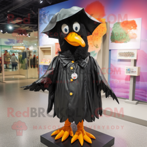 Sort Blackbird maskot...
