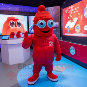 Red Ice maskot kostume...