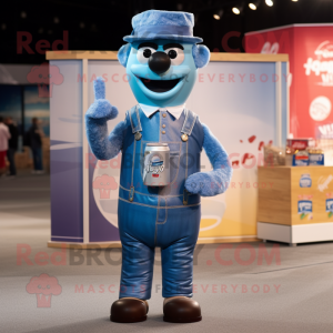 Sky Blue Soda Can mascotte...