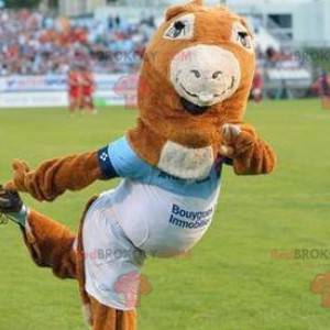 Mascotte de Pottoka de poney - Mascotte de l'Aviron bayonnais -