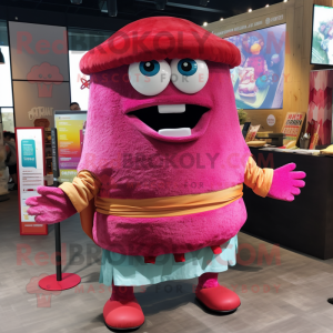 Magenta Burgers mascotte...