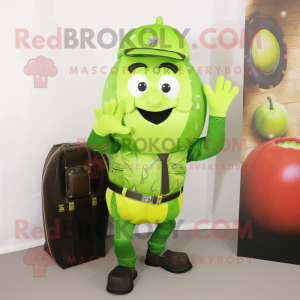 Lime Green Grenade mascotte...