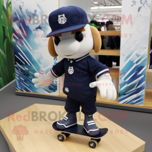 Navy Skateboard maskot...