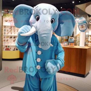 Blauer Elefant als...