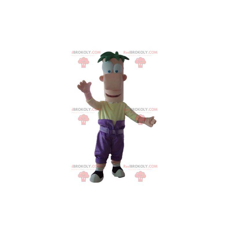 Mascotte grote man grappig en lachend - Redbrokoly.com