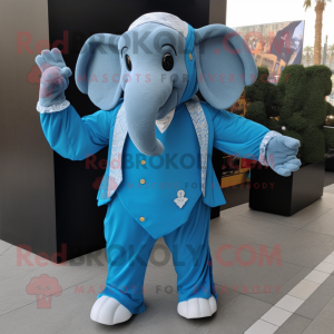 Blauer Elefant als...