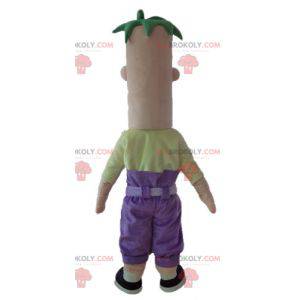 Mascotte grote man grappig en lachend - Redbrokoly.com