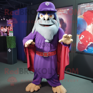 Purple Wizard mascotte...