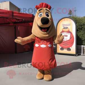 Rust Hot Dog maskot kostume...