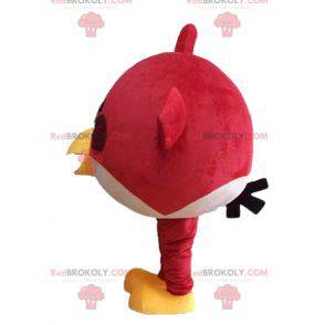Maskot červeného ptáka ze slavné hry Angry birds -